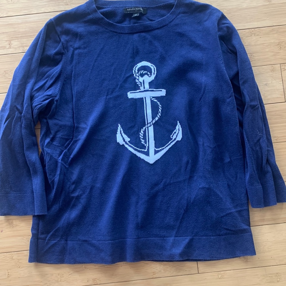Navy blue sweater
